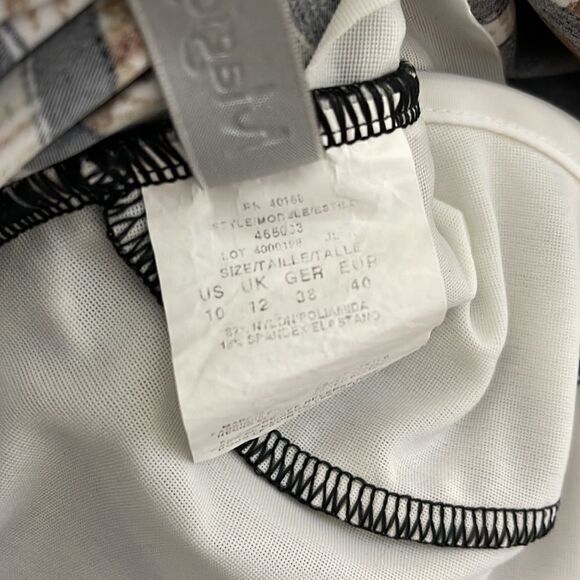 Magicsuit Brown Printed Faux Wrap Tankini Top 10 - Picture 5 of 5